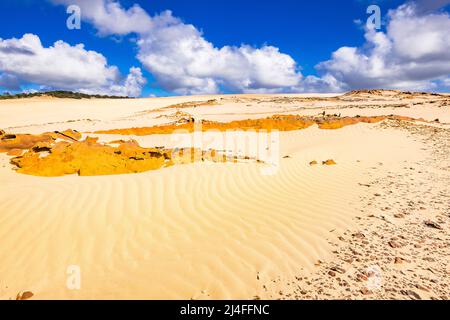 Wungul Sandblow, Fraser Island, Queensland, Australie Banque D'Images