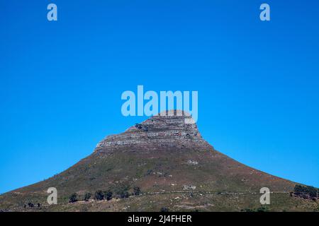 Devils Peak Mountian au Cap, Afrique du Sud Banque D'Images