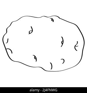 Magnifique dessin animé vegatable isolé sur fond blanc pour le concept de brosse Banque D'Images