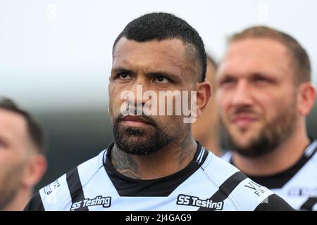 Kingston upon Hull, Royaume-Uni. 15th avril 2022. Manu Ma'u #12 de Hull FC pendant le match à Kingston upon Hull, Royaume-Uni le 4/15/2022. (Photo de James Heaton/News Images/Sipa USA) crédit: SIPA USA/Alay Live News Banque D'Images