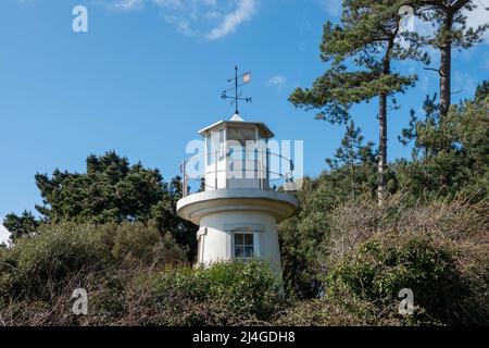 Beaulieu Millennium Light Beacon Lepe Hampshire Angleterre Banque D'Images