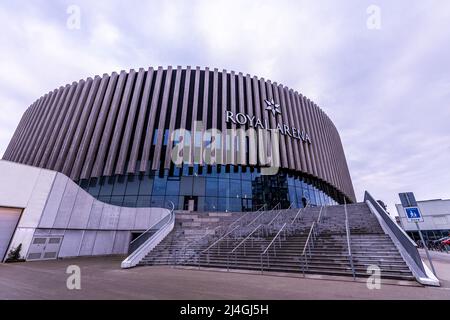 Copenhague, Danemark. 14th avril 2022. La Royal Arena est prête pour le match de handball entre le Danemark et la Pologne à Copenhague. (Crédit photo : Gonzales photo/Alamy Live News Banque D'Images