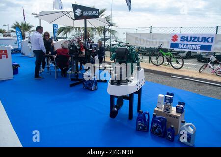 Murcia Boat Show dans le port de plaisance à San Pedro del Pinatar à Murcia Espagne Banque D'Images