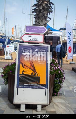 Murcia Boat Show dans le port de plaisance à San Pedro del Pinatar à Murcia Espagne Banque D'Images