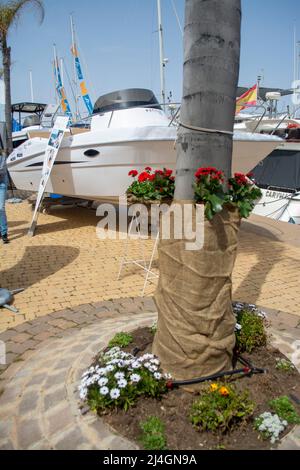 Murcia Boat Show dans le port de plaisance à San Pedro del Pinatar à Murcia Espagne Banque D'Images