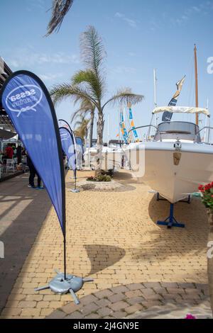 Murcia Boat Show dans le port de plaisance à San Pedro del Pinatar à Murcia Espagne Banque D'Images