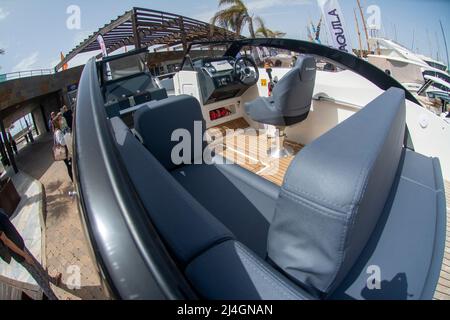 Murcia Boat Show dans le port de plaisance à San Pedro del Pinatar à Murcia Espagne Banque D'Images