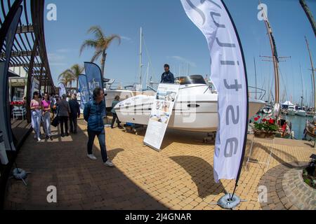 Murcia Boat Show dans le port de plaisance à San Pedro del Pinatar à Murcia Espagne Banque D'Images