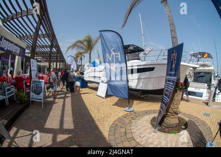 Murcia Boat Show dans le port de plaisance à San Pedro del Pinatar à Murcia Espagne Banque D'Images