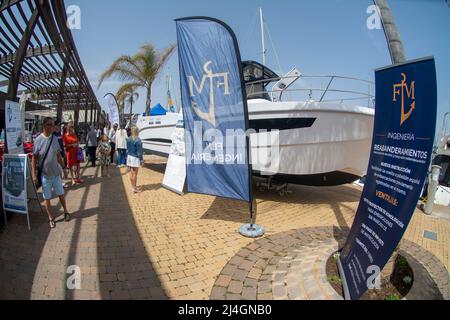 Murcia Boat Show dans le port de plaisance à San Pedro del Pinatar à Murcia Espagne Banque D'Images