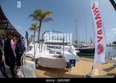 Murcia Boat Show dans le port de plaisance à San Pedro del Pinatar à Murcia Espagne Banque D'Images