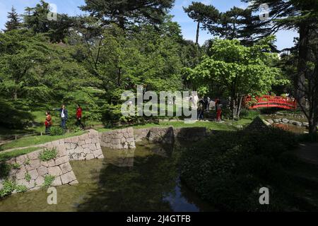 LE MUSÉE ET LES JARDINS ALBERT-KHAN ROUVRENT À BOULOGNE Banque D'Images