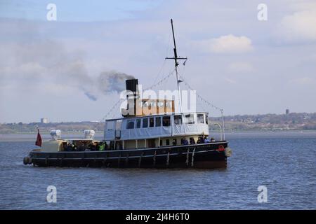 Danny Adamson Steamship Banque D'Images