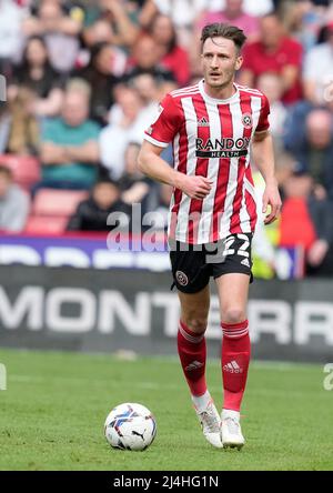 Sheffield, Angleterre, le 15th avril 2022. Ben Davies, de Sheffield Utd, lors du match de championnat Sky Bet à Bramall Lane, Sheffield. Crédit photo devrait se lire: Andrew Yates / Sportimage crédit: Sportimage / Alay Live News Banque D'Images