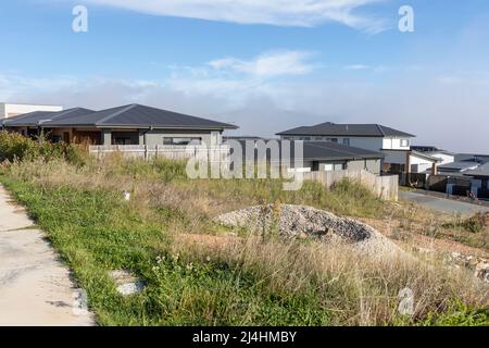 Denman Prospect à Canberra Australie une nouvelle banlieue est construite et développée dans la vallée de Molonglo, Canberra, TERRITOIRE DE LA CAPITALE AUSTRALIENNE Banque D'Images