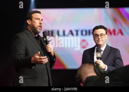 San Jose, Californie, États-Unis. 15 avril 2022, SAN JOSE, San Jose, Californie, États-Unis: SAN JOSE, CA - avril 15: John McCarthy au SAP Center for Bellator 277: McKee vs Pitbull 2 - événement le 15 avril 2022 à SAN JOSE, États-Unis. (Credit image: © Louis Grasse/PX Imagens via ZUMA Press Wire) Credit: ZUMA Press, Inc./Alamy Live News Banque D'Images