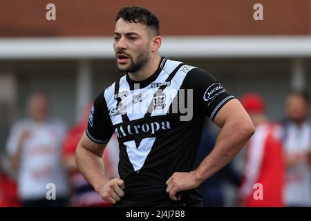 Kingston upon Hull, Royaume-Uni. 15th avril 2022. Jake Connor #1 de Hull FC pendant le match à Kingston upon Hull, Royaume-Uni le 4/15/2022. (Photo de James Heaton/News Images/Sipa USA) crédit: SIPA USA/Alay Live News Banque D'Images