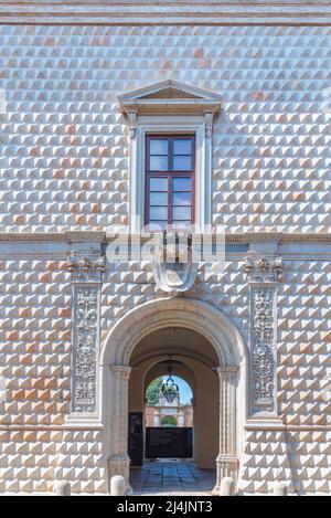 Palazzo dei Diamanti dans la ville italienne de Ferrara. Banque D'Images