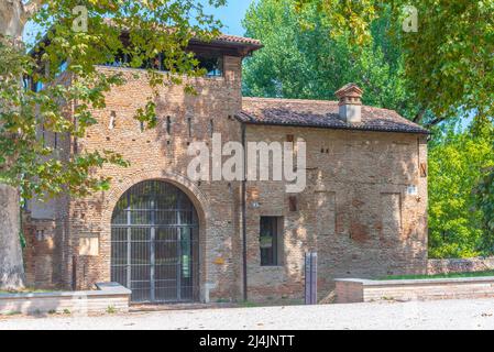 Porta degli Angeli dans la ville italienne de Ferrara. Banque D'Images