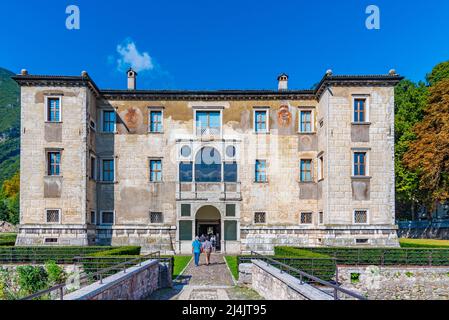 Palazzo delle Albere dans la ville italienne de Trento. Banque D'Images