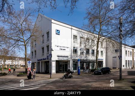 Centre spécialisé et Deutsche Bank Viersen Banque D'Images