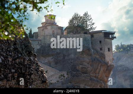 Monastère de Varlaam à Meteora, Grèce. Banque D'Images