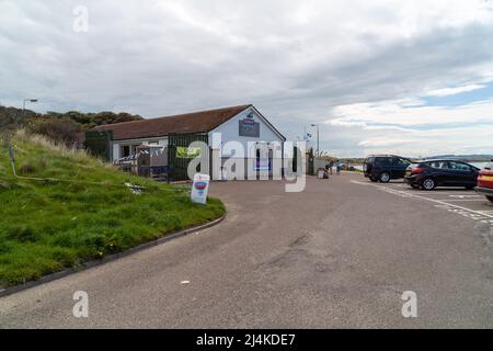 West Beach Cafe, Lossiemouth, Moray, Écosse Royaume-Uni Banque D'Images