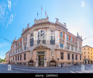 Padoue, Italie, 30 août 2021 : rue dans le centre commercial de la ville italienne de Padoue Banque D'Images