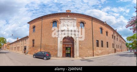 Ferrara, Italie, 31 août 2021 : Museo di Schifanoia à Ferrara, Italie Banque D'Images