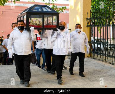 Procession du Saint-Burial, Pâques , Merida Yucatan Banque D'Images