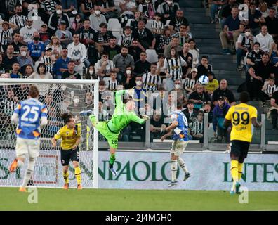 Turin, Italie. 16th avril 2022. Lors de la série italienne Un match de football entre Juventus FC et Bologne le 16 avril 2022 au stade Allianz de Turin, Italie crédit: Independent photo Agency/Alay Live News Banque D'Images