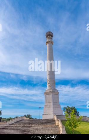 Monumento a los Descubridores à la Rabida près de Huelva, Espagne Banque D'Images