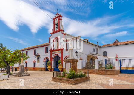 Sanctuaire de Nuestra se?ora de los Remedios à Olvera, Espagne Banque D'Images