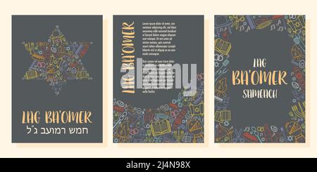 Bonne Lag Ba Omer Day Illustration de Vecteur