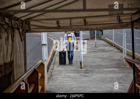 Immigration légale et illégale, Venezuela, Colombie, Équateur, Amérique du Sud Banque D'Images