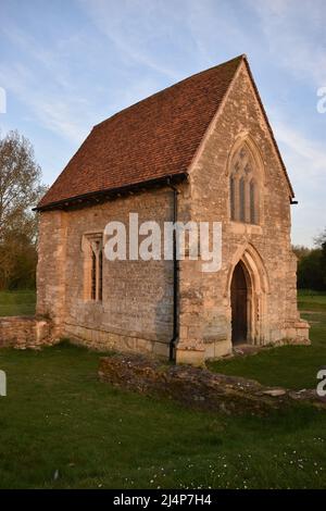 Chapelle Sainte-Marie à l'abbaye de Bradwell, Milton Keynes. Banque D'Images