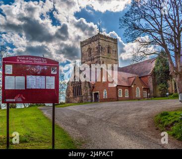 Eglise de Saint Augustin à Droitwich Spa, Worcestershire, Angleterre. Banque D'Images