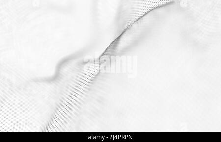 Arrière-plan géométrique de lumière abstraite . Structure de connexion. Formation scientifique. Technologie futuriste élément HUD . points et lignes . Grand d Banque D'Images