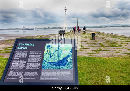 Lydney Harbour, River Severn, Gloucestershire. Banque D'Images