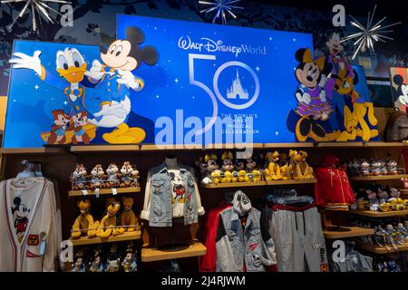 Le magasin Disney est situé sur Broadway à Times Square, New York City, États-Unis Banque D'Images