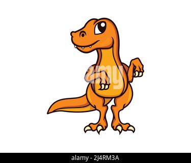Tyrannosaurus détaillé ou vecteur d'illustration T-Rex Illustration de Vecteur