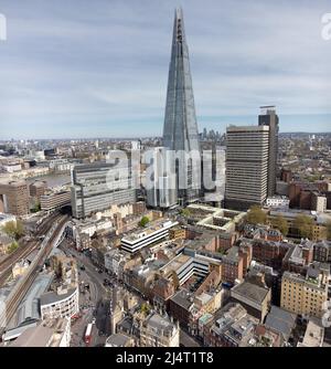 Bankside et London Bridge Banque D'Images