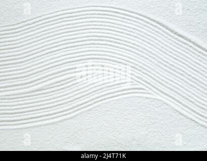 Motif sable blanc en gros plan Banque D'Images