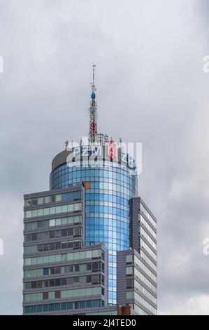 Polska Żegluga Morska, connue sous le nom de PolSteam ou PŻM, est un opérateur de navires de fret basé à Szczecin, en Pologne. PolSteam est une entreprise publique. Banque D'Images