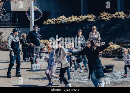 Londres autour de Southbank et West End Banque D'Images