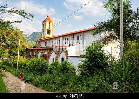 14 avril 2022 San Joaquín, la Mesa, Cundinamarca, Colombie. L'église San Joaquin. Banque D'Images