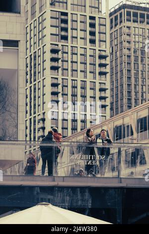 Londres autour de Southbank et West End Banque D'Images