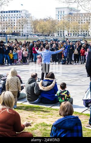 Londres autour de Southbank et West End Banque D'Images