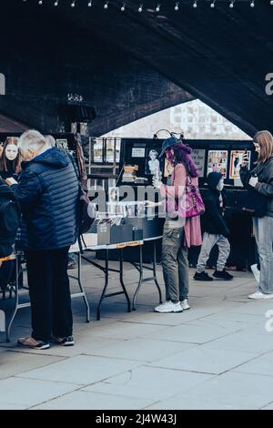 Londres autour de Southbank et West End Banque D'Images