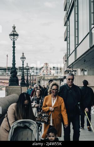 Londres autour de Southbank et West End Banque D'Images